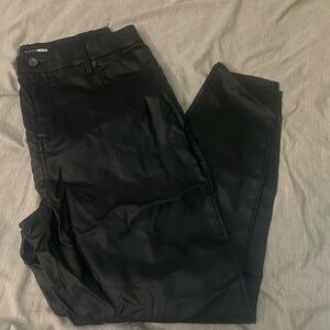 Fashion Nova Black PU Leather Pants